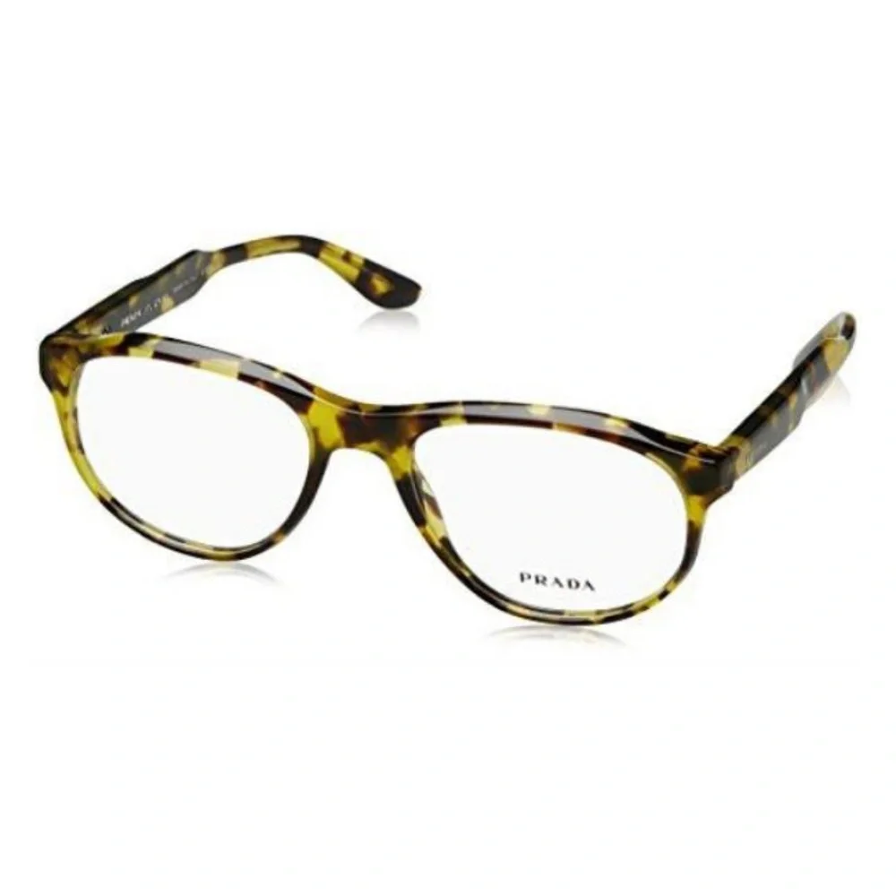 Prada 12SV Eyeglasses UBL1O1 Yellow Havana
